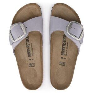 NEW Birkenstock Madrid Big Nubuck Leather - Purple Fog